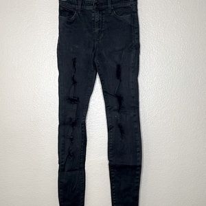 Joe's Jeans Black Distressed 28